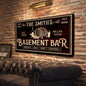 Personalized Basement Bar Sign