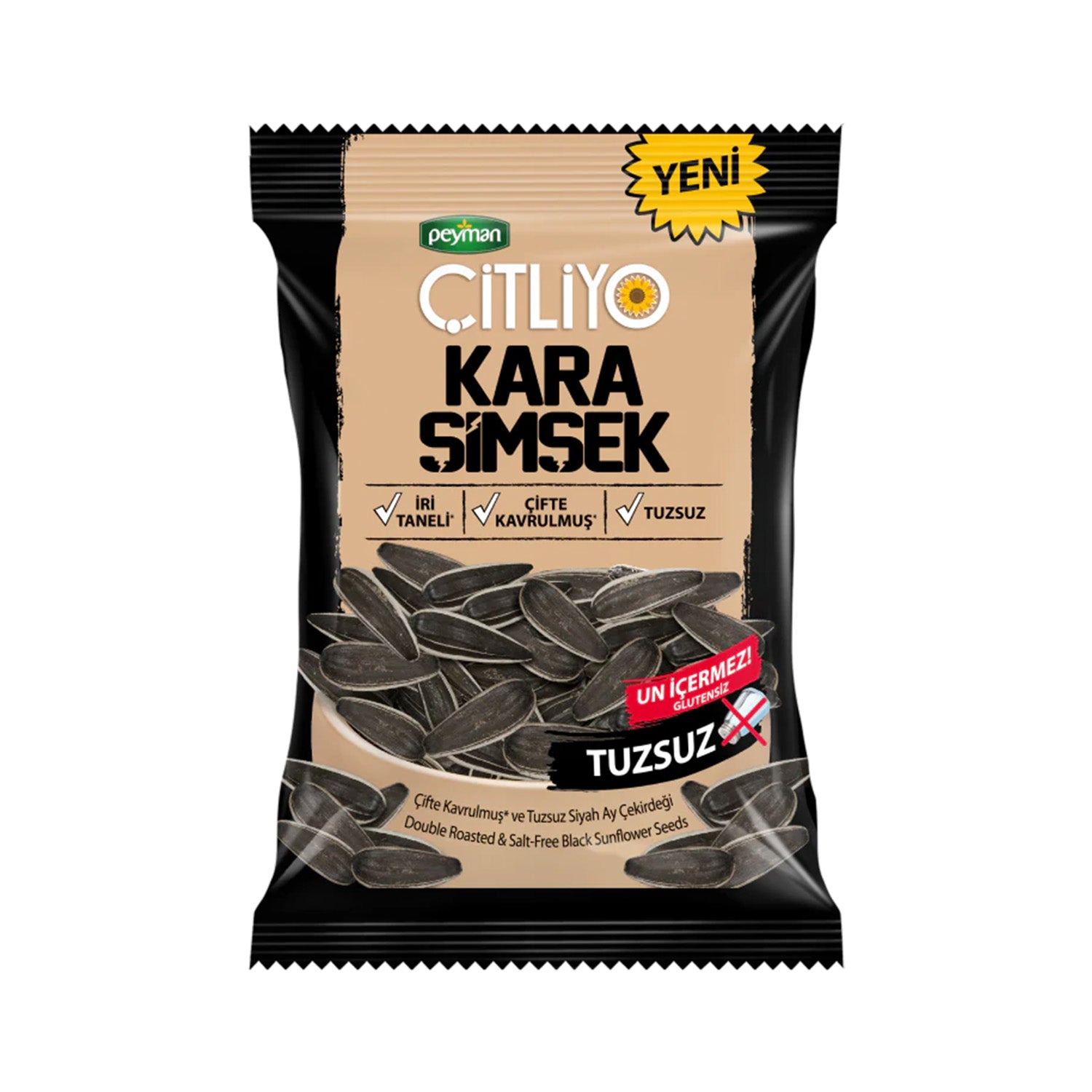 Peyman Black Sunflower Seed Unsalted 284G