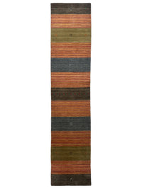 Hand-loomed Indo-Gabbeh Runner Rug 2’7” x 11’4”