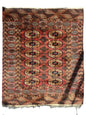 Vintage Tribal Turkoman Tekke Rug 3’4” x 4’