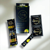 Lemon 3-In-1 Tab Pleasure Kit for Refreshing and Energizing Bath Experiences