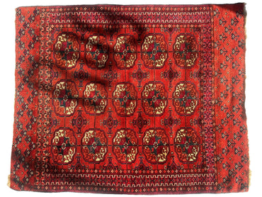 Antique 1920’s Tribal Turkoman Tekke Wedding Rug 3’4” x 4’1”