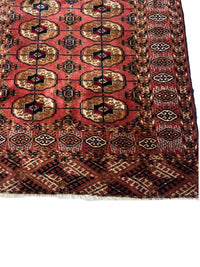 Vintage Tribal Turkoman Tekke Rug 3’4” x 4’