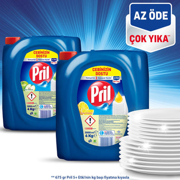 Pril Dish Detergent Lemon 4Kg