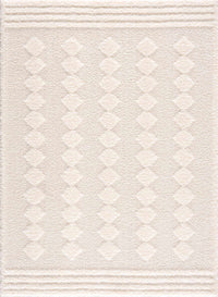 Hija Cream High-Low Area Rug