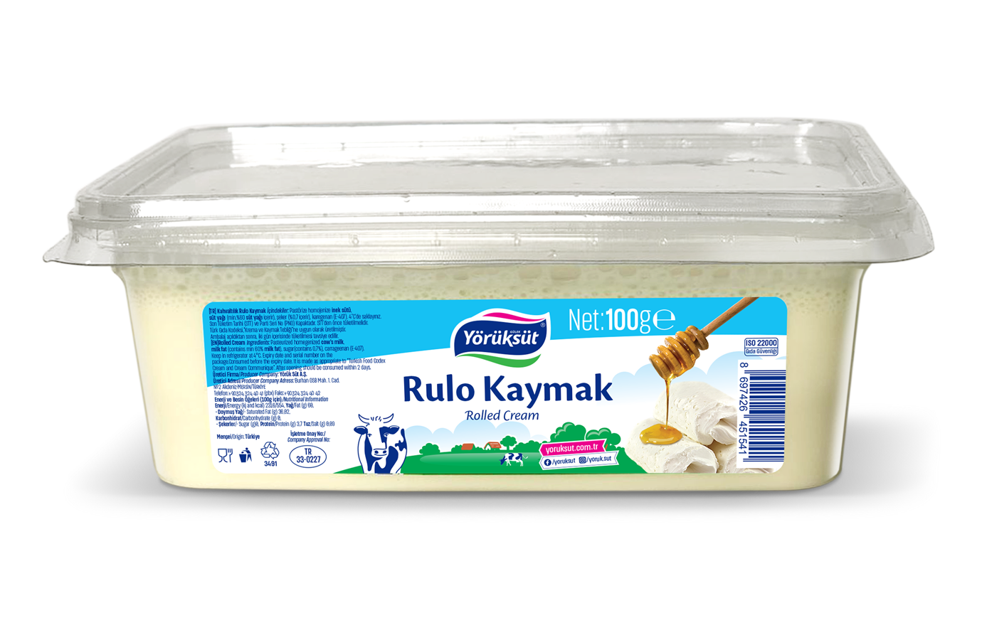 Yoruksut Kaymaq Rulo 100G