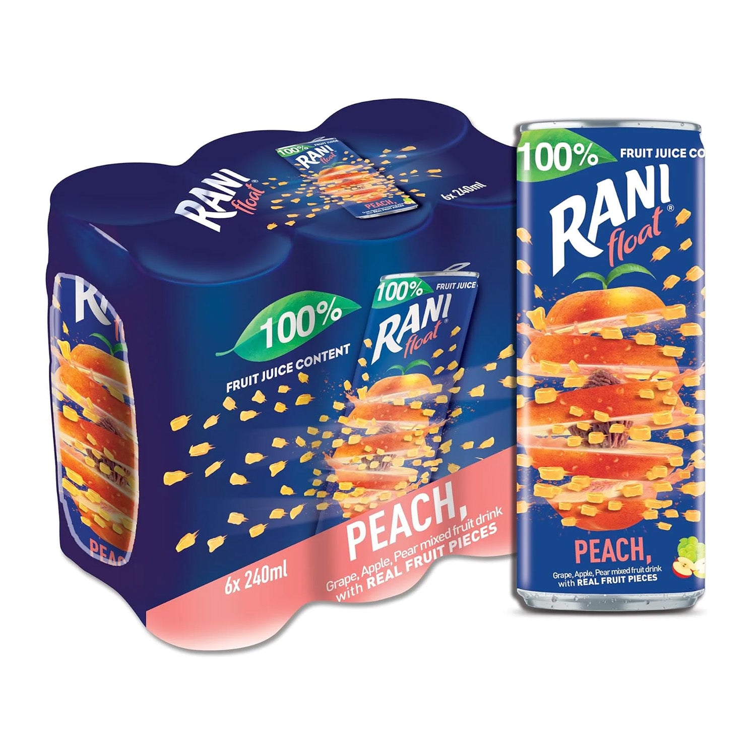 Rani Float Peach Juice 6Li