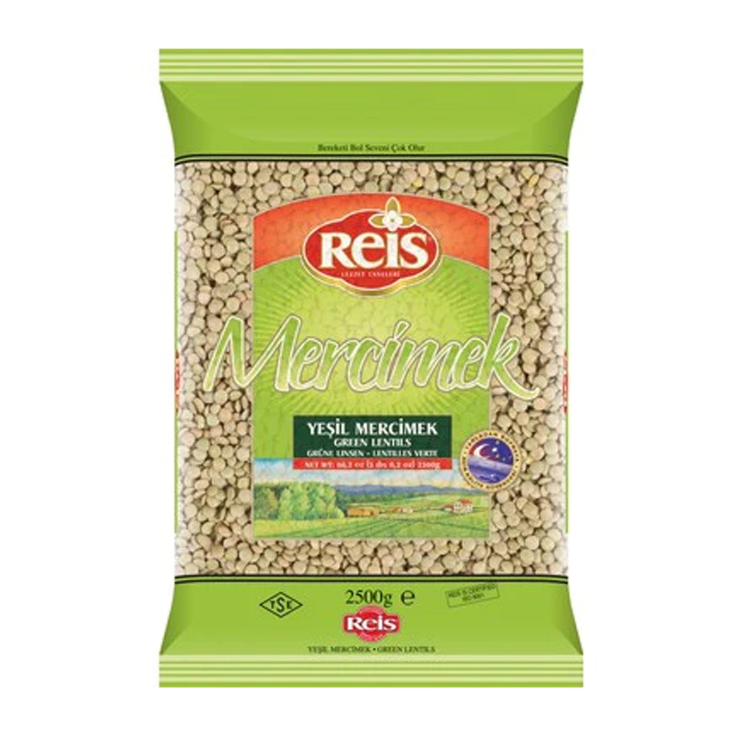 Reis Green Lentils 2.5Kg