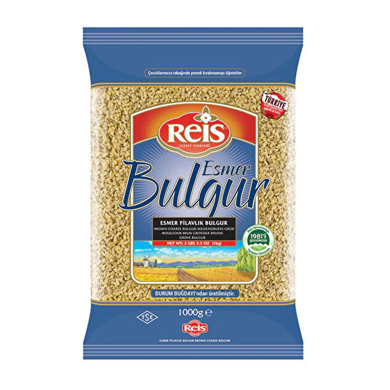 Reis Bulgur Brown Coarse1Kg