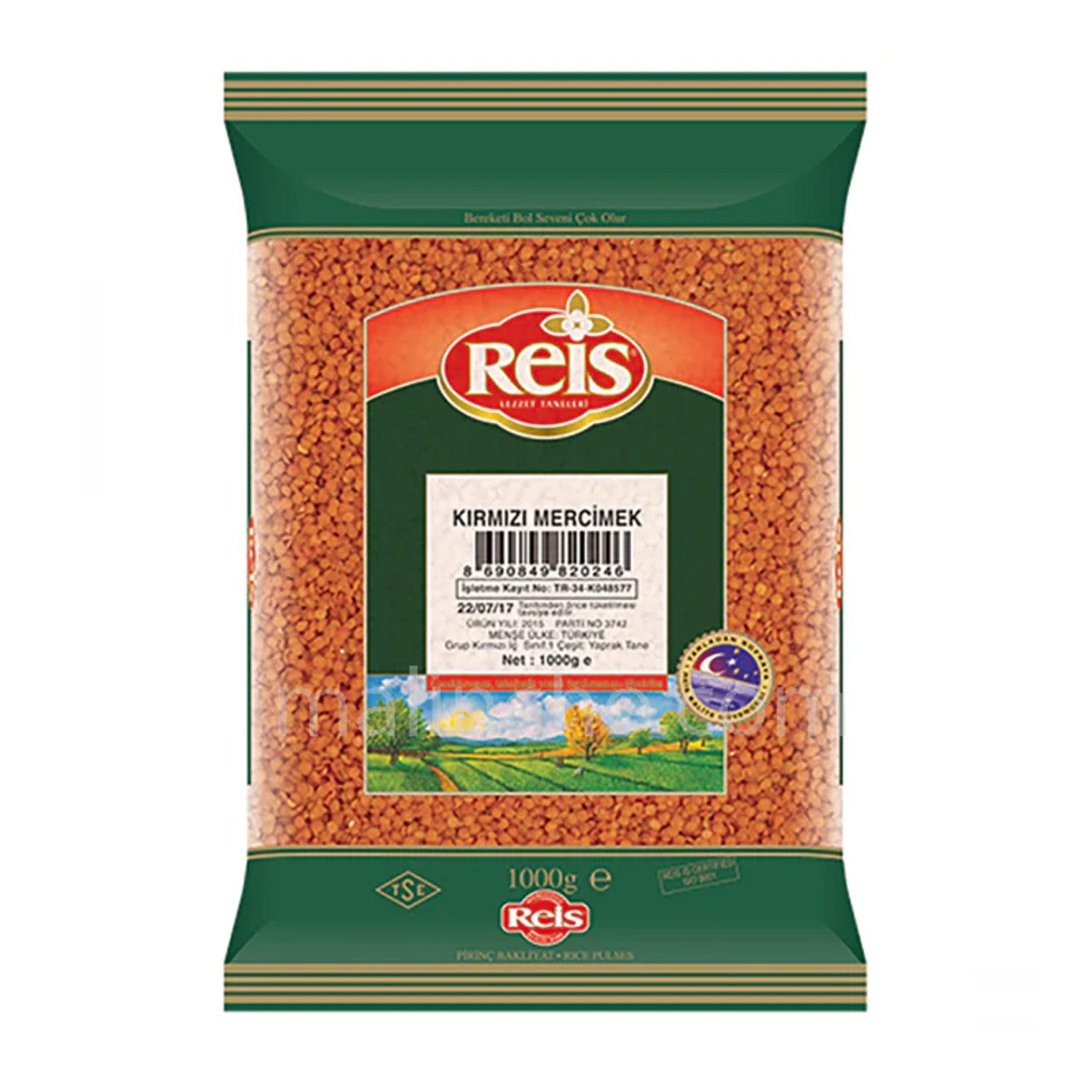Reis Red Lentil 1Kg