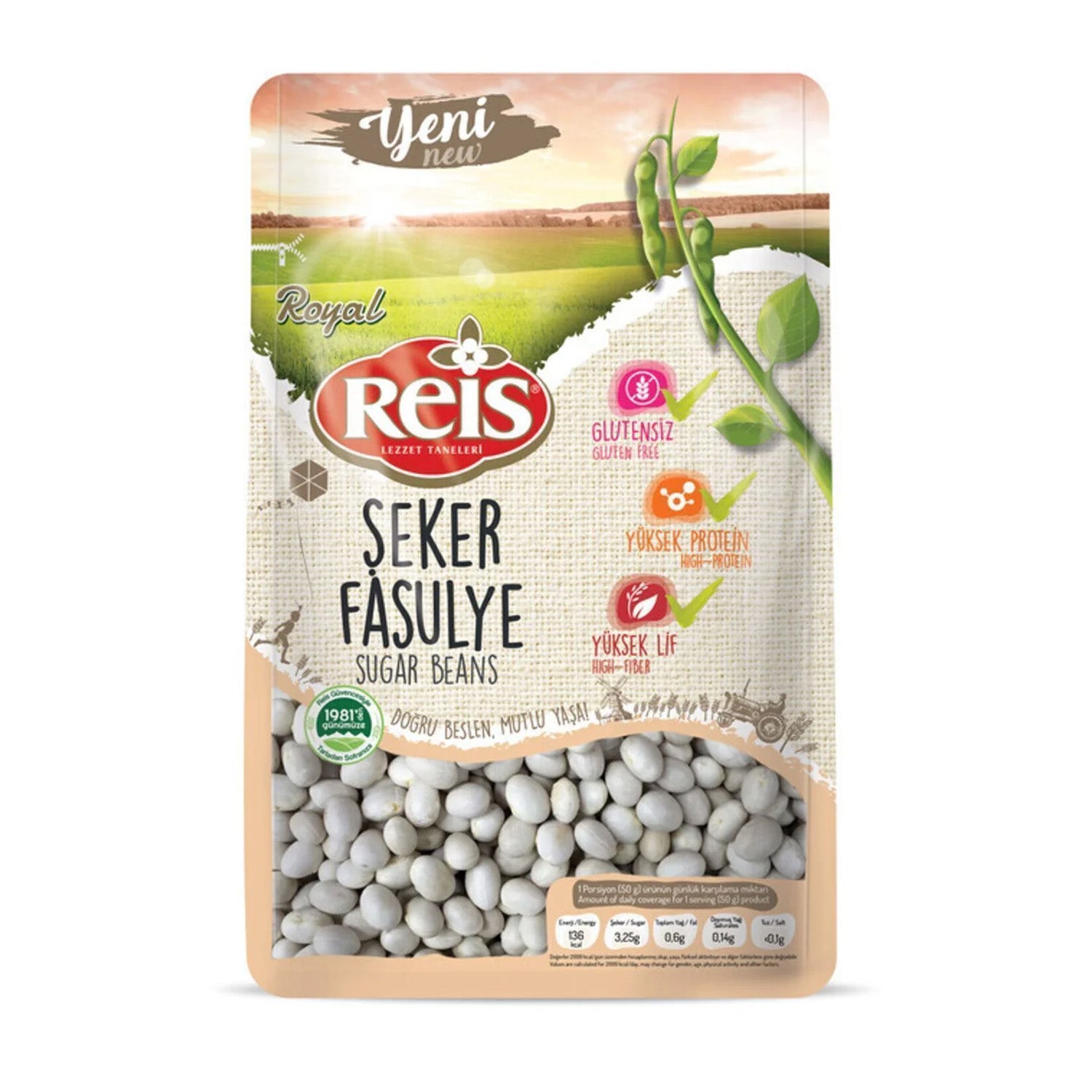 Reis Seker Fasulye 500G