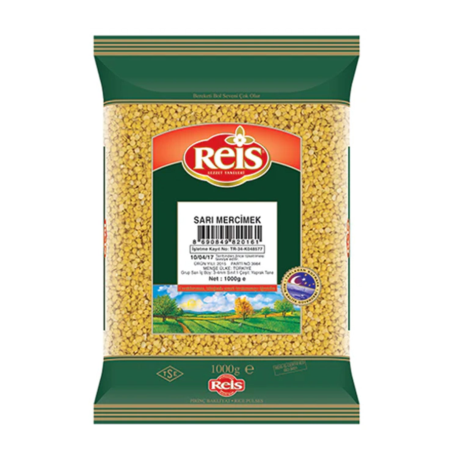 Reis Yellow Lentil 1Kg