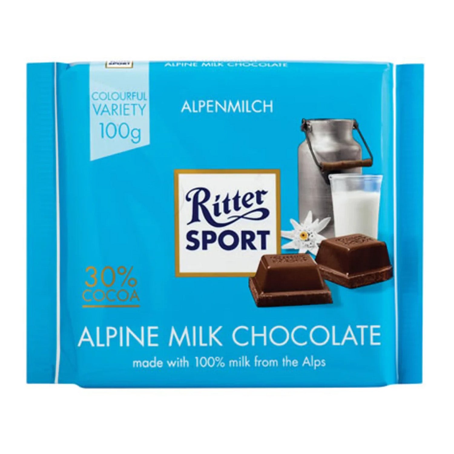 Ritter Alpine Milk Choco 100G