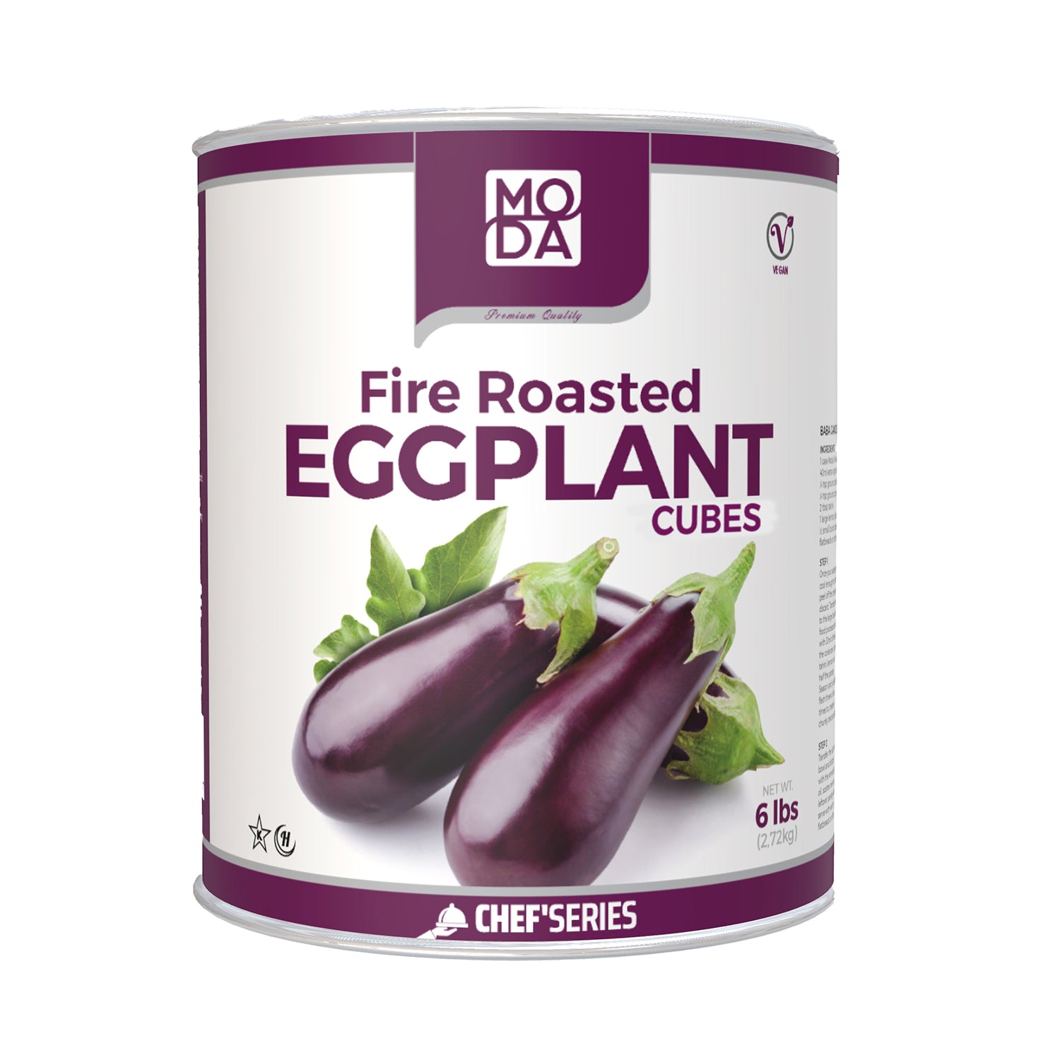 Moda Közlenmiş Patlıcan Püresi, Konserve, 6 lbs (2,72 kg)