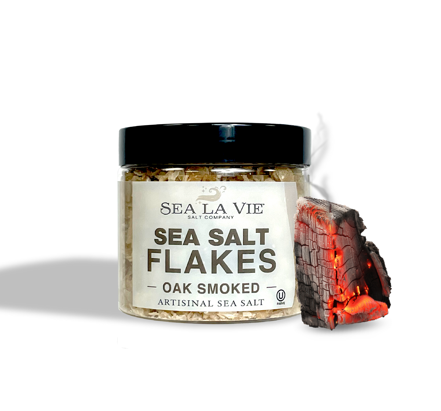 Gourmet Sea Salt Flakes | Smoked Sea Salt | Sea La Vie | 3.5 oz