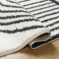 Bauer Plush Black Rainbow Rug - Clearance