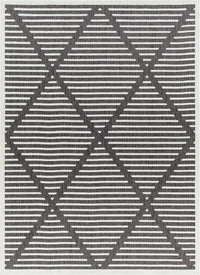 Anah 3D Black Outdoor Rug