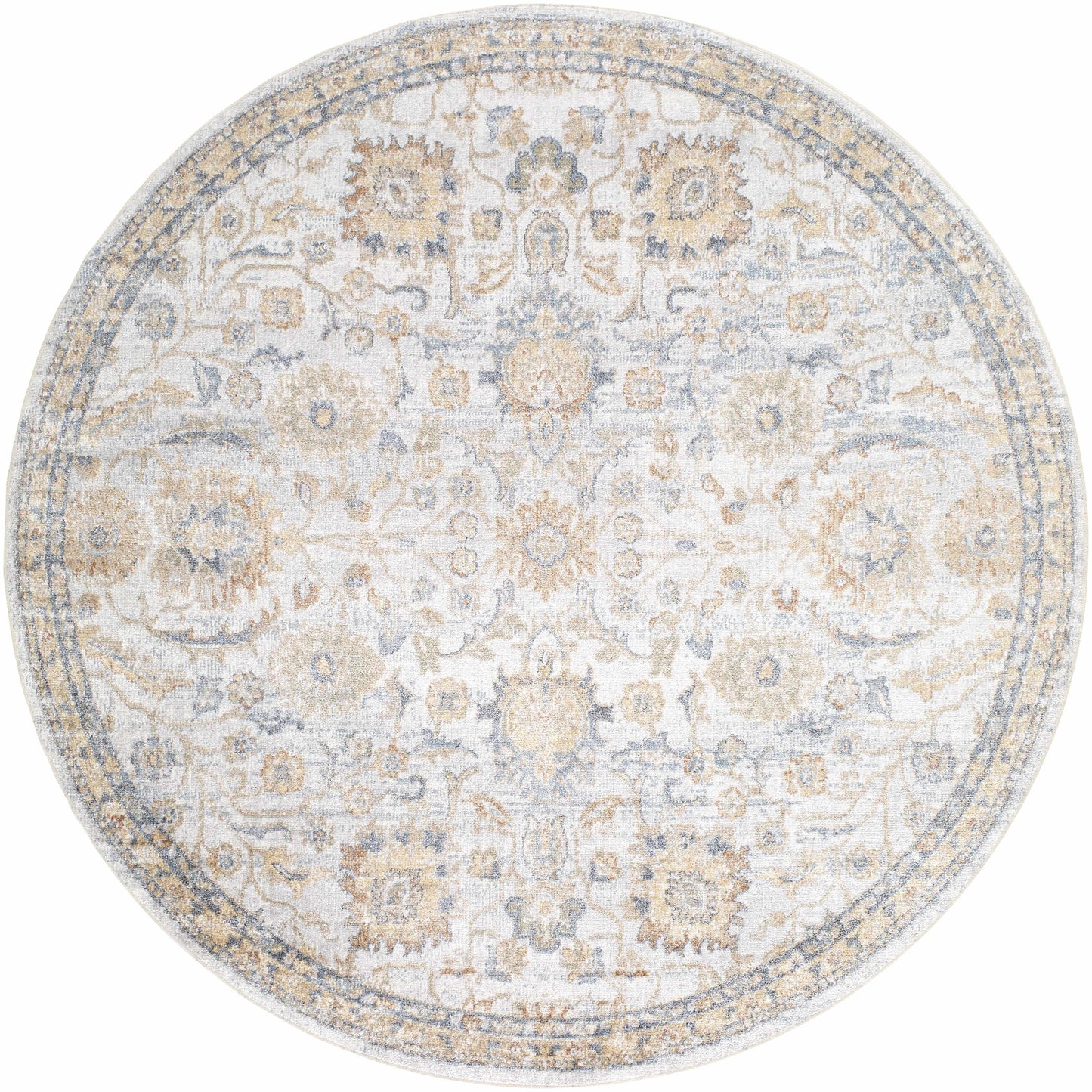 Dion Washable Floral Rug