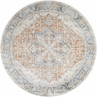 Neta Red & Blue Flat Pile Washable Rug