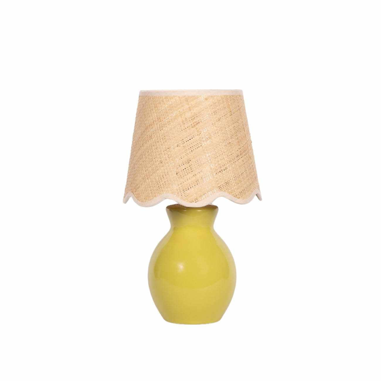 Salgareda Olive Rattan Table Lamp