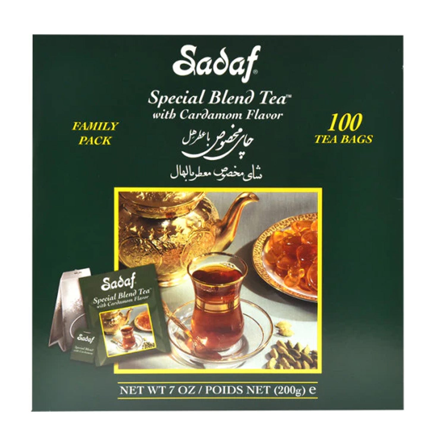 Sadaf Cardamom Tea 100Tb/200G