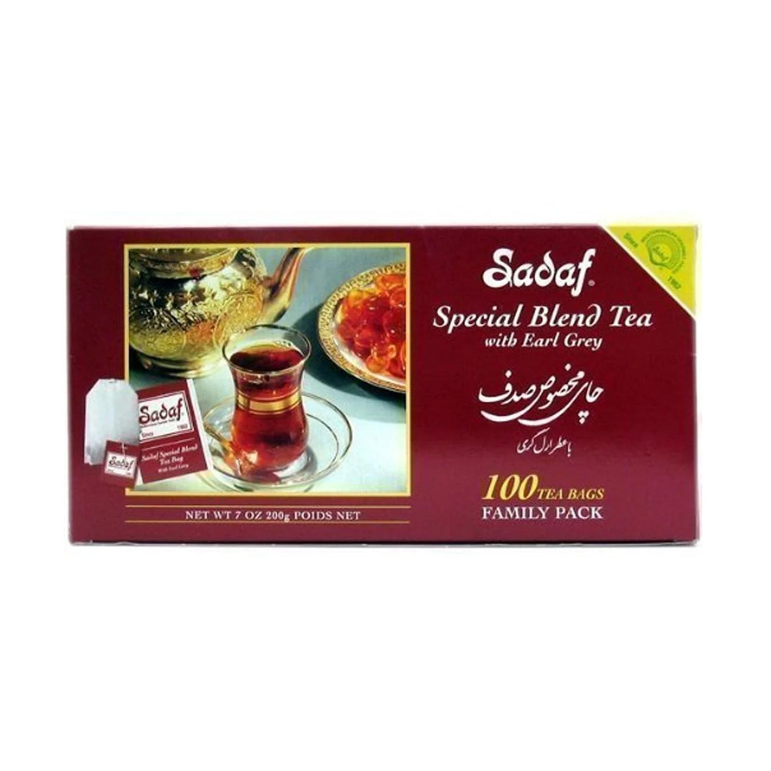 Sadaf EarlGey Tea100Tb/200G