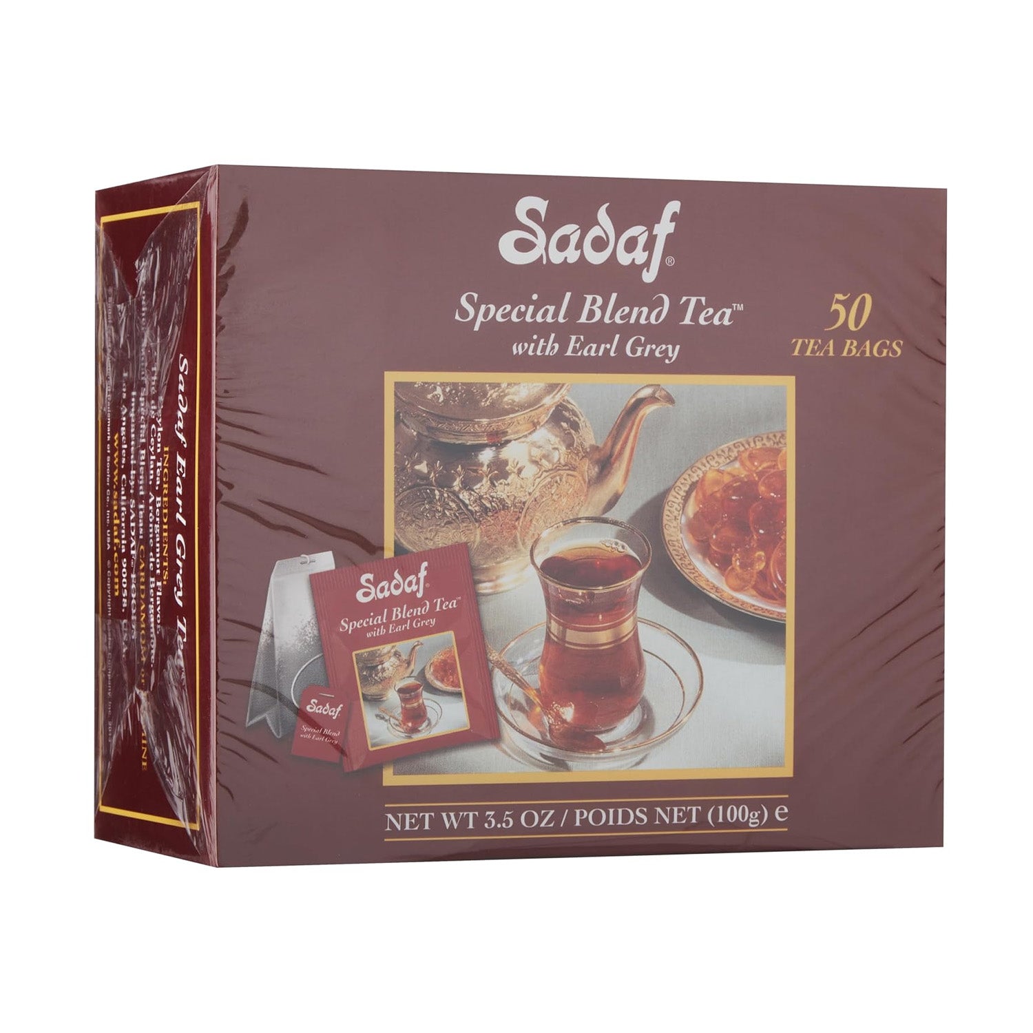 Sadaf EarlGey Çay 50Tb/100G