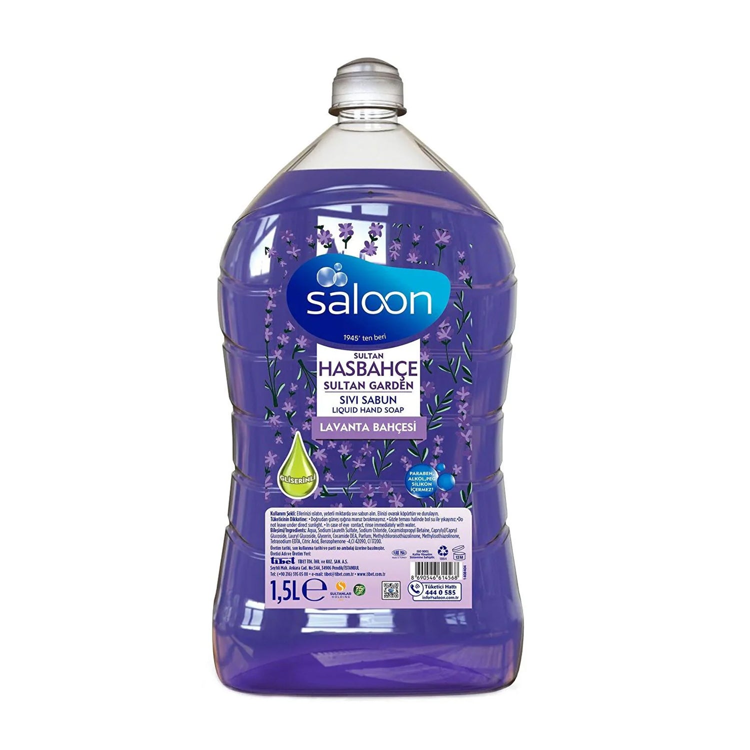 Saloon Liquid Soap Garden 1.5Lt