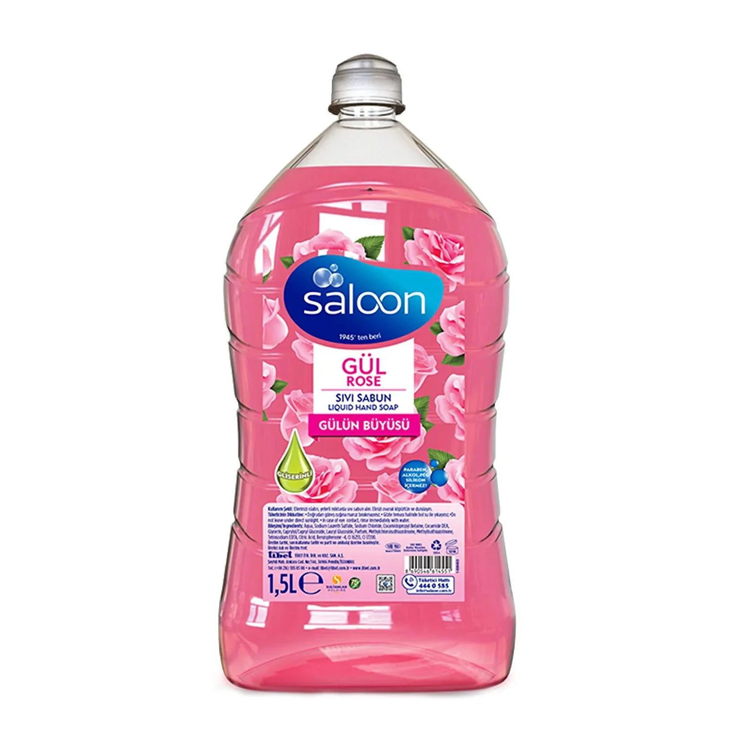 Saloon Liquid Soap Rose 1.5Lt
