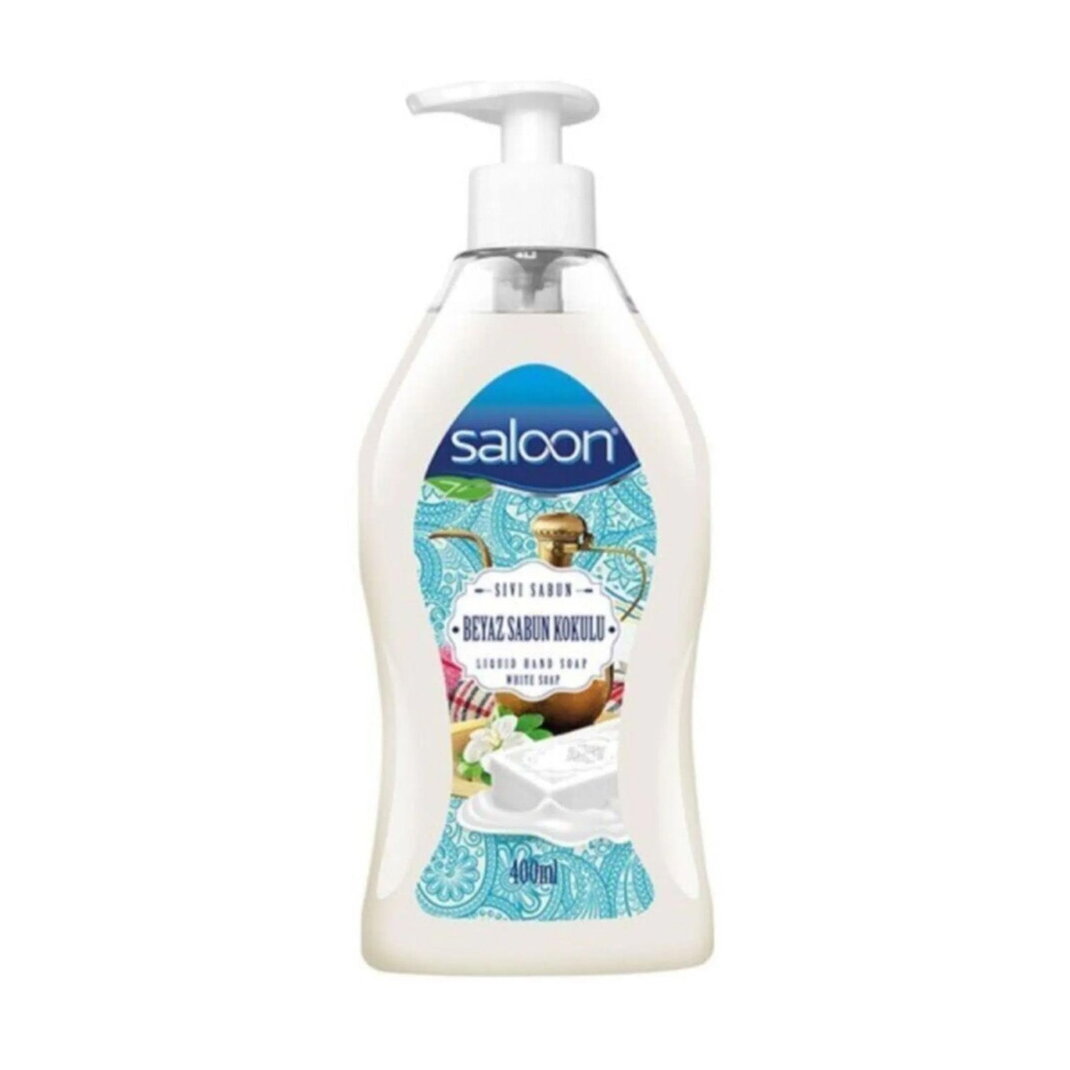 Saloon Liquid Soap White 400Ml