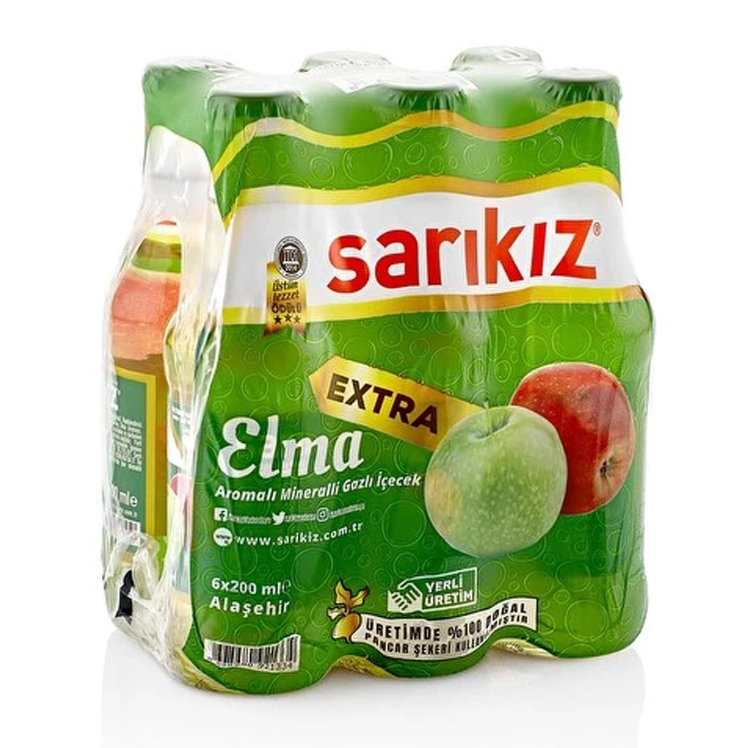 Sarikiz Mineral Water Apple 6*200Ml