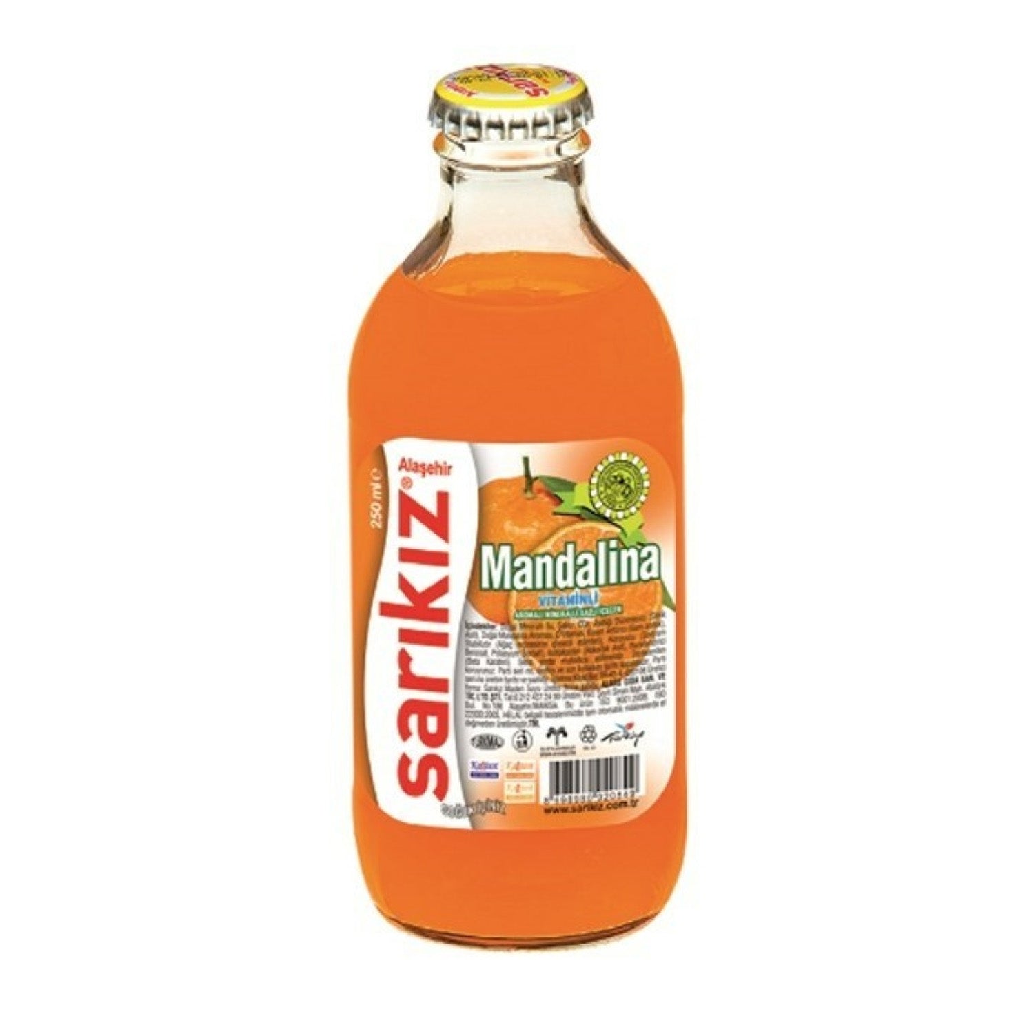 Sarikiz Mineral Water Mandarin 6*200Ml