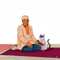 Sheba, The Good Muslim Cat