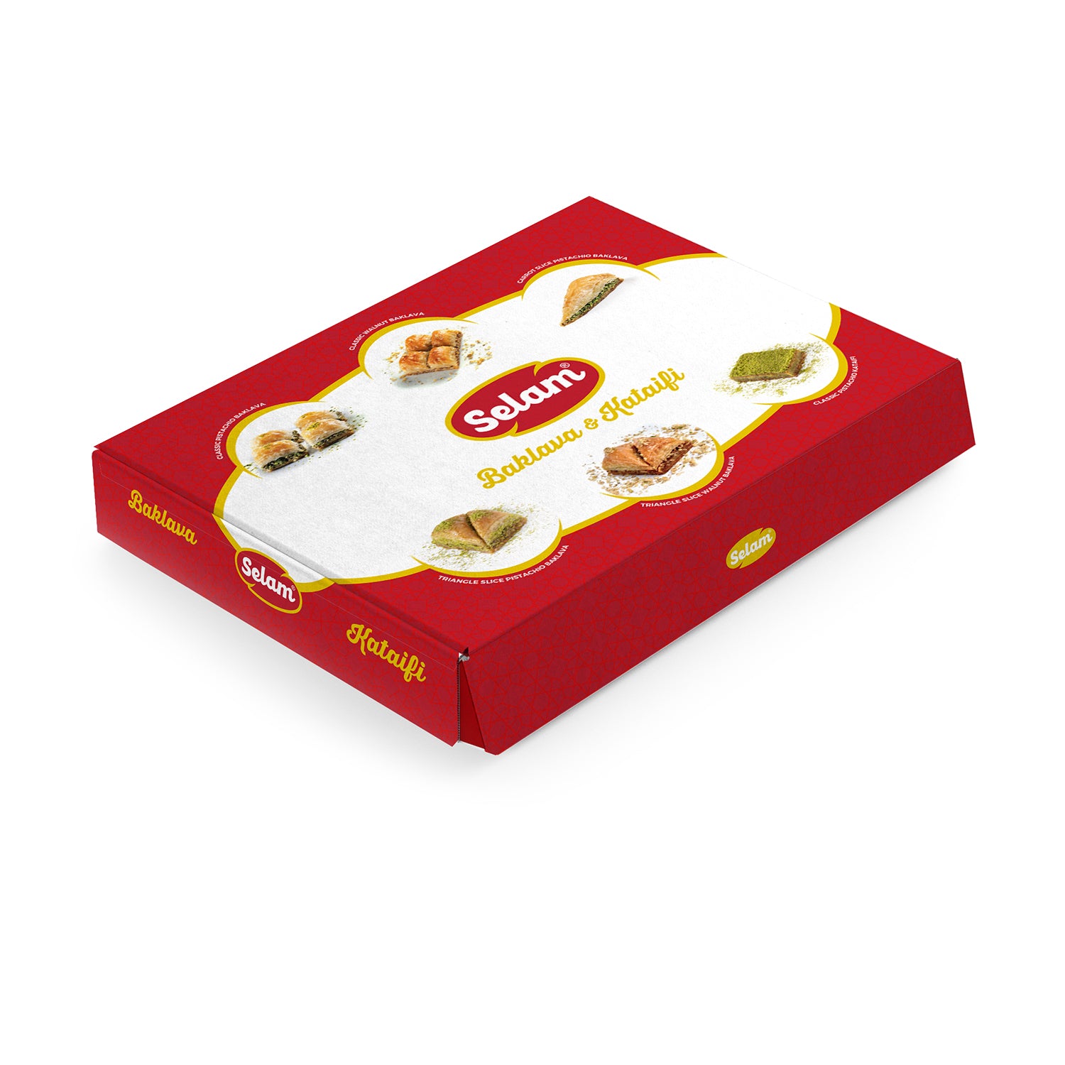 Selam Klasik Fıstıklı Baklava, 72 adet, 5,5 lbs (2500 gr)