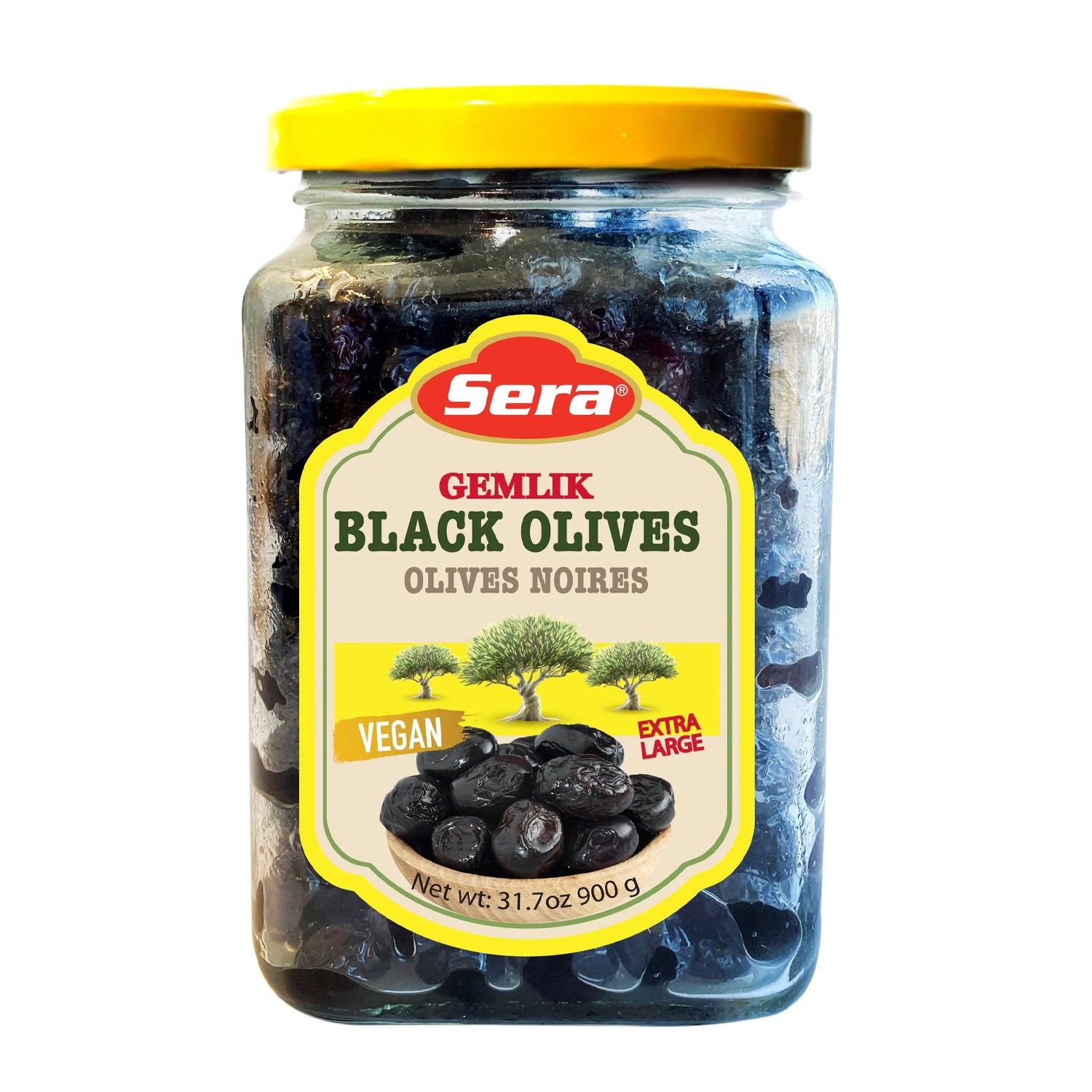 Sera Black Olives Xl 900 G