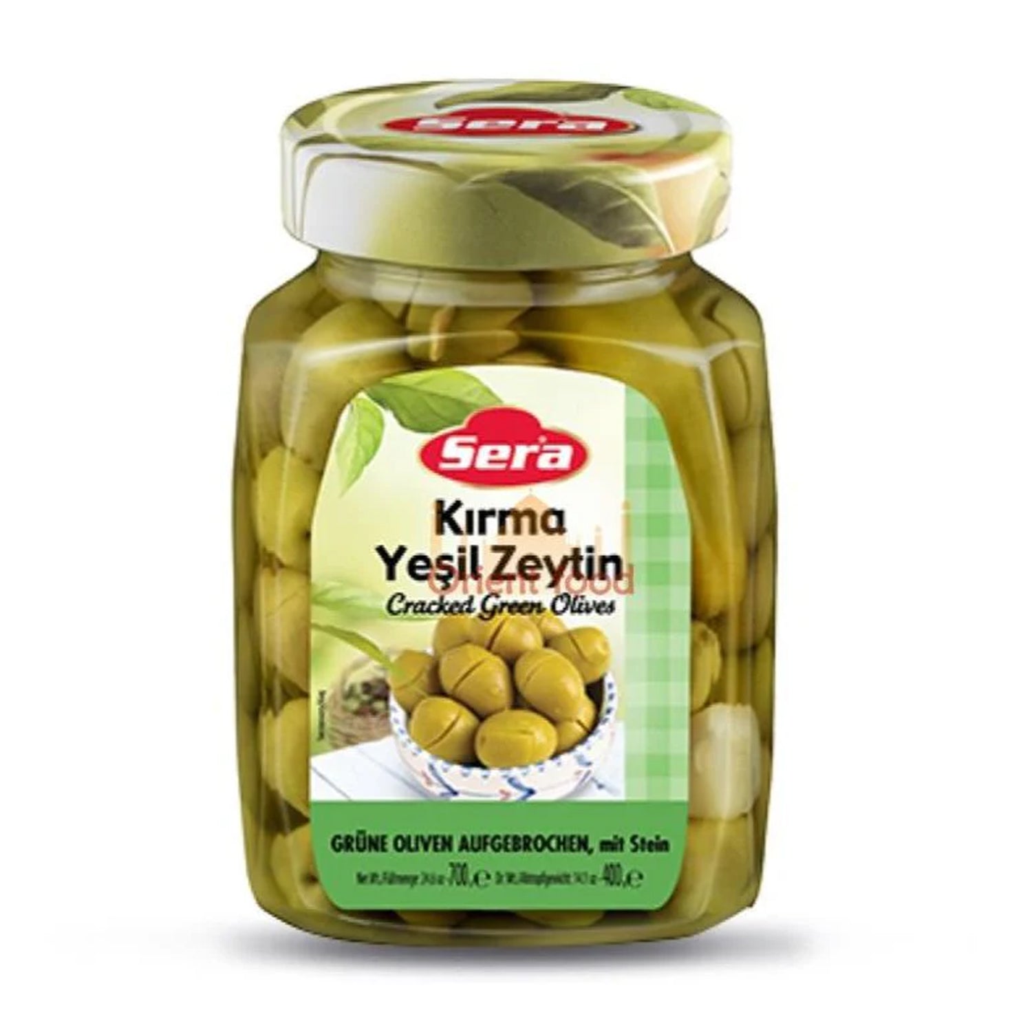 Sera Green Olive Cracked 700 G