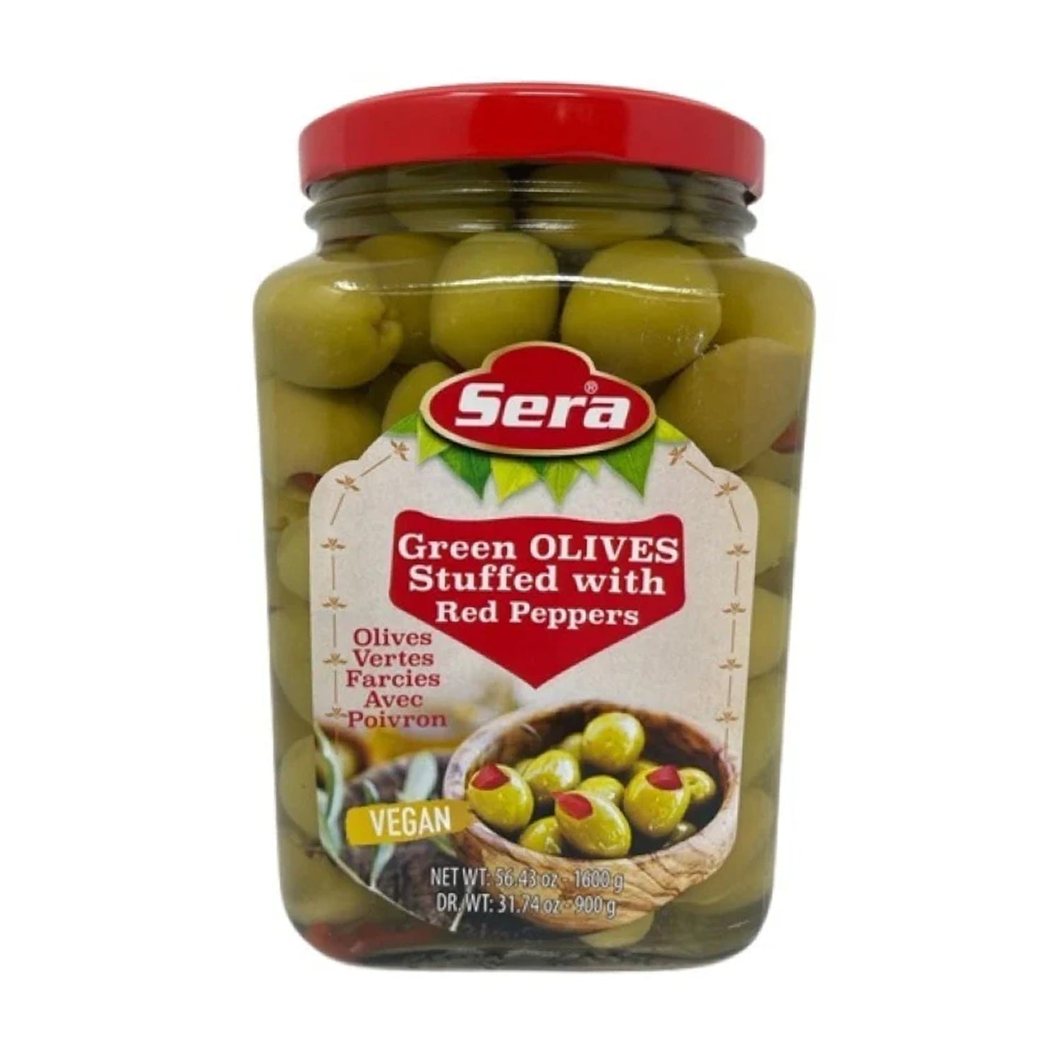Sera Green Olive Stuffed 1600Ml
