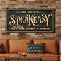 Speakeasy Personalized Bar Sign