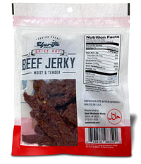 Sharifa Halal Beef Jerky, Spicy Hot, (3) 2.85 oz. Bag – Great Everyday Halal Jerky Beef Meat Snack, 100 % Real Zabiha Halal Beef, 13g of Protein, 70 Calories, 0g Trans Fat, & 2g of Carbohydrates