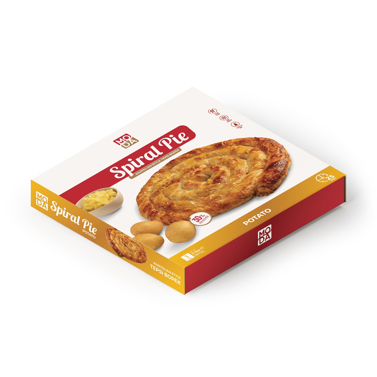 Moda Spiral Pie Potato 800G