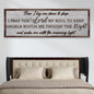 Now I Lay Me Down To Sleep Sign