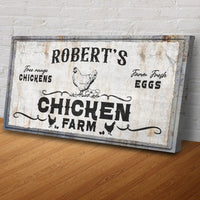 Free Range Chicken Farm Sign