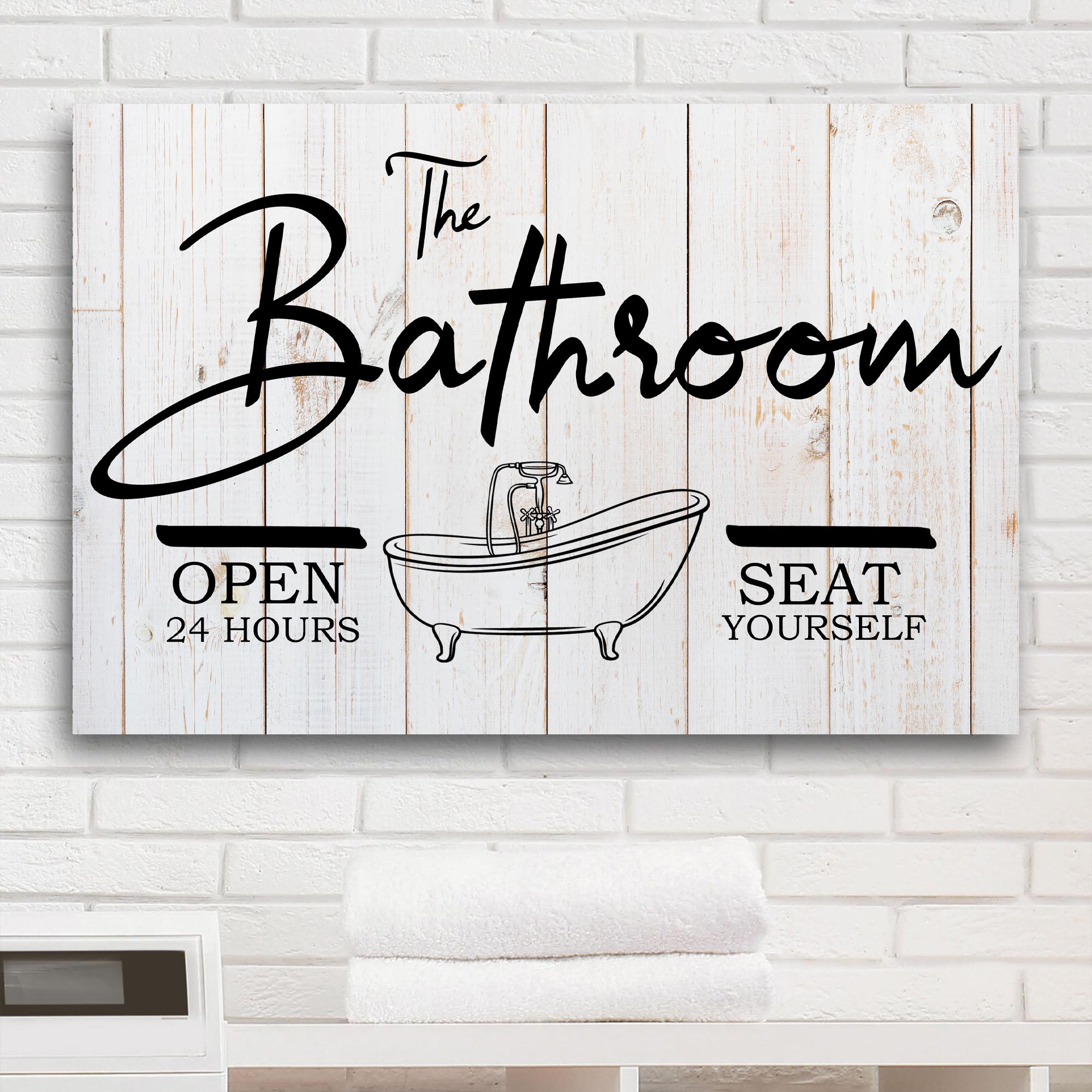 The Bathroom Sign