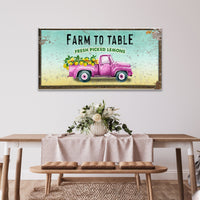Life And Lemons Sign