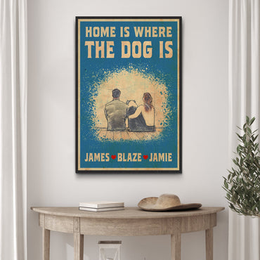 Home Is Where The Dog Is Sign II