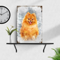 Pet Watercolor Portrait Sign II