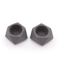 Concrete Mini Tilt Tabletop Planters (Set of 2)