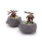 Concrete Mini Tilt Tabletop Planters (Set of 2)