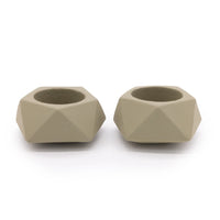 Concrete Mini Tilt Tabletop Planters (Set of 2)