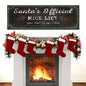 Santa's Official Nice List Sign
